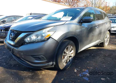 2016 Nissan Murano Platinum/S/Sl/Sv z USA, uszkodzony, nr VIN 5N1AZ2MH3GN140073